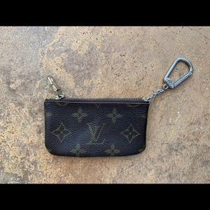 Authentic Louis Vuitton Monogram pouch keychain wallet
